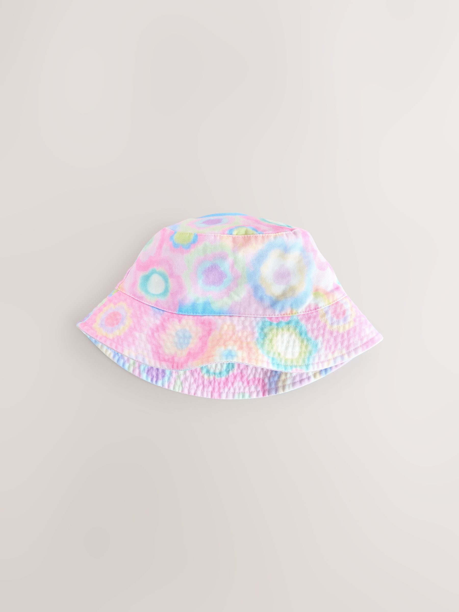Children's bucket hat tie dye print cotton - British product