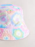 Children's bucket hat tie dye print cotton - British product