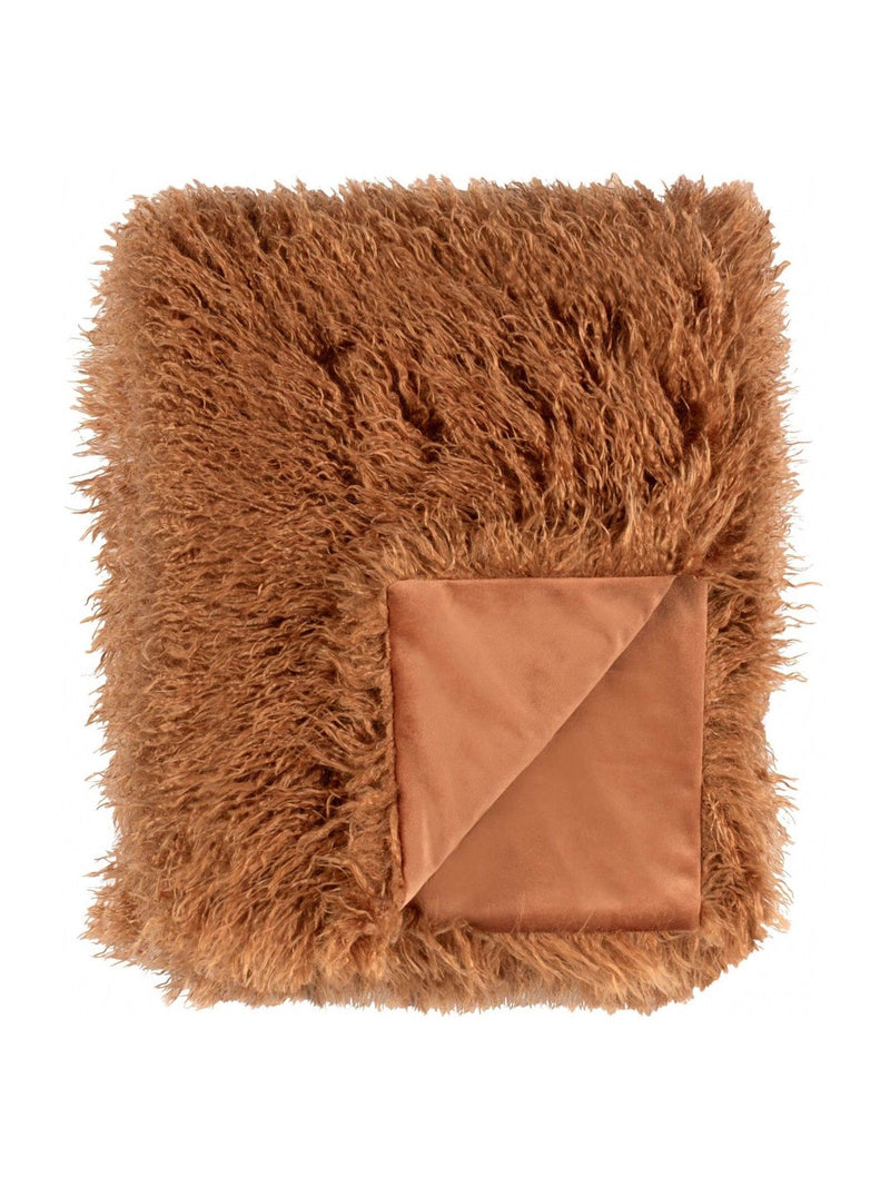 Furn Ginger Rowan faux fur throw (British brand)
