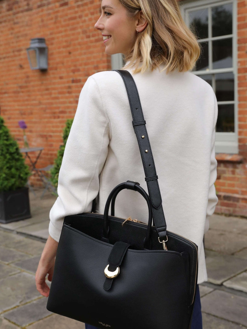 Luella Grey Carlotta Laptop Tote Taupe