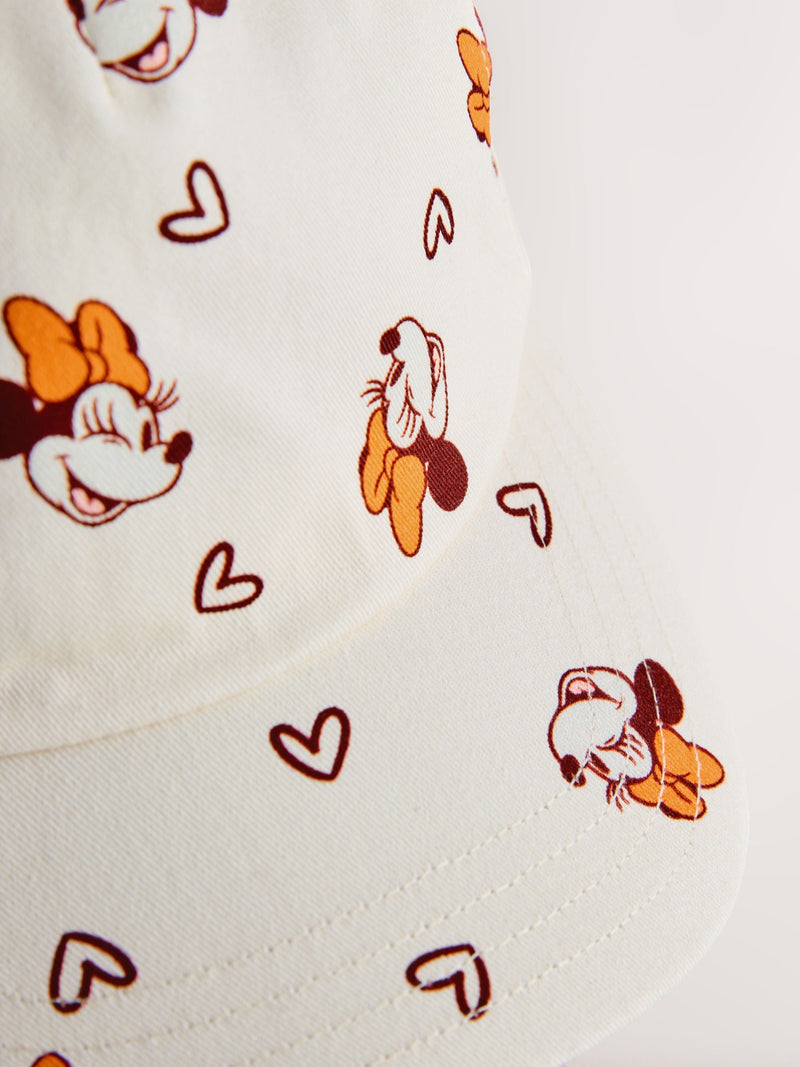 Cream Minnie Mouse cap for children, UK version