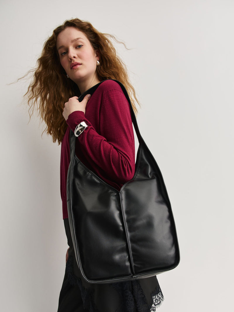 Hereu Studio black cross-body bag Calella - UK version
