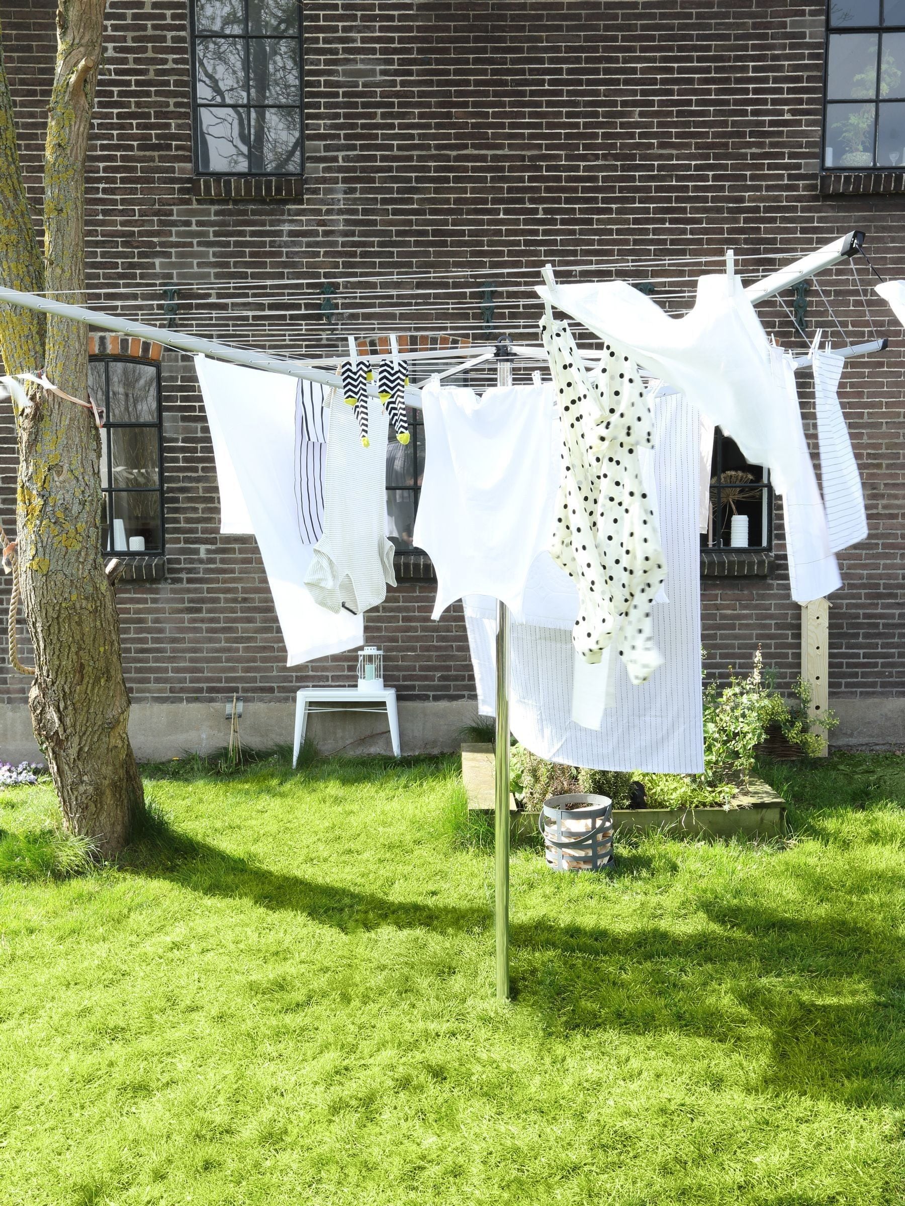 Brabantia Topspinner rotary dryer metallic grey 50m (British brand)