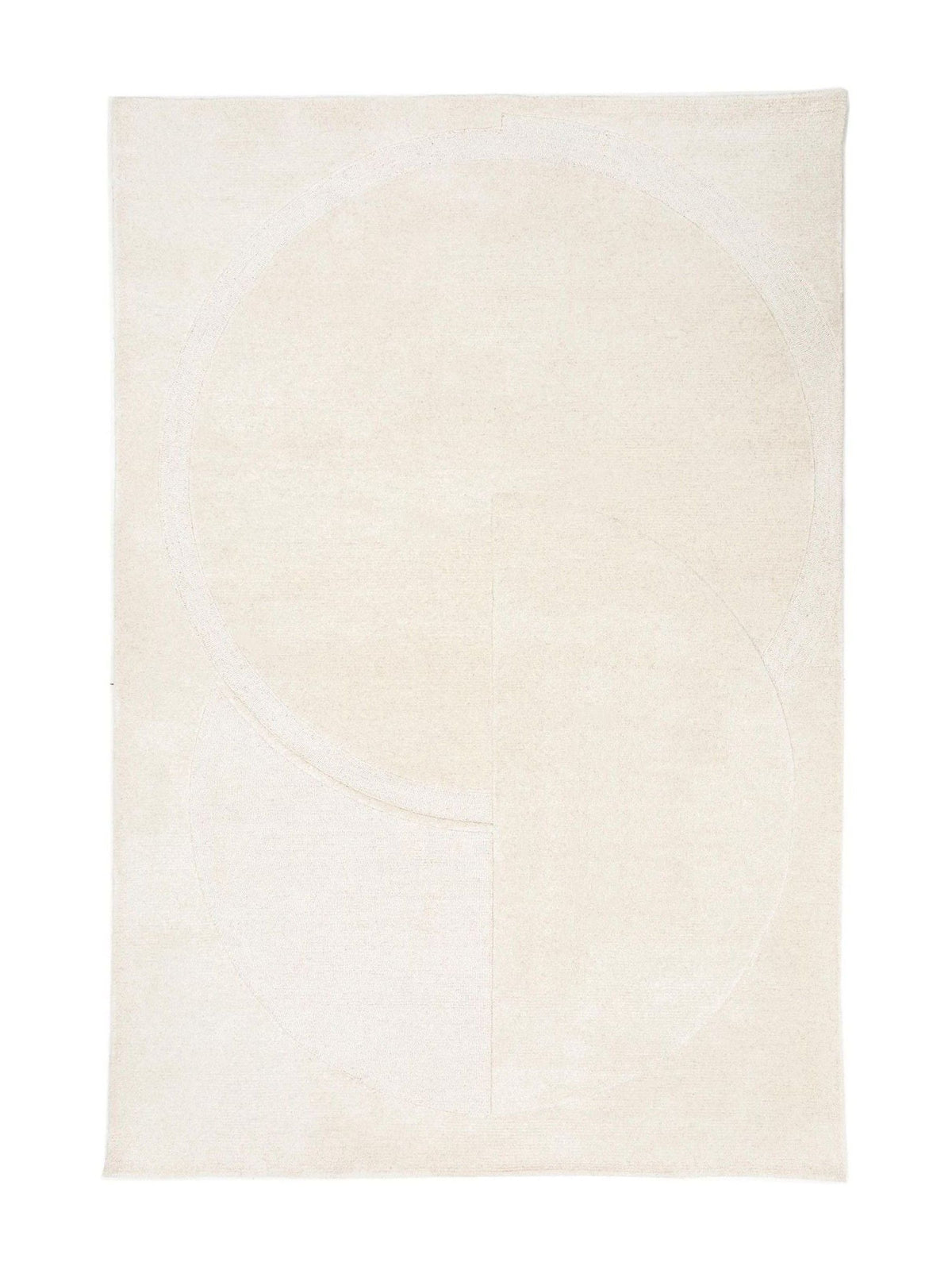 Gallery Home cream wool rug 200x290cm, imported from the UK