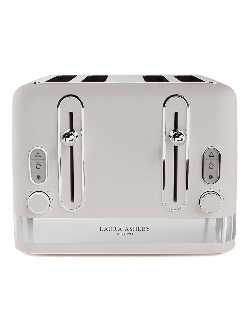 Laura Ashley toaster Cotton White 4 slice - British product