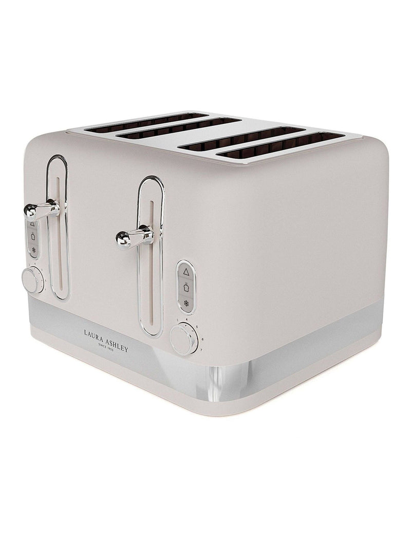Laura Ashley toaster Cotton White 4 slice - British product