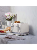 Laura Ashley toaster Cotton White 4 slice - British product