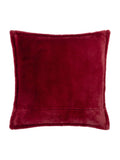 Wylder red printed velvet cushion 50cm, UK version
