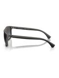 Emporio Armani black square sunglasses, UK version
