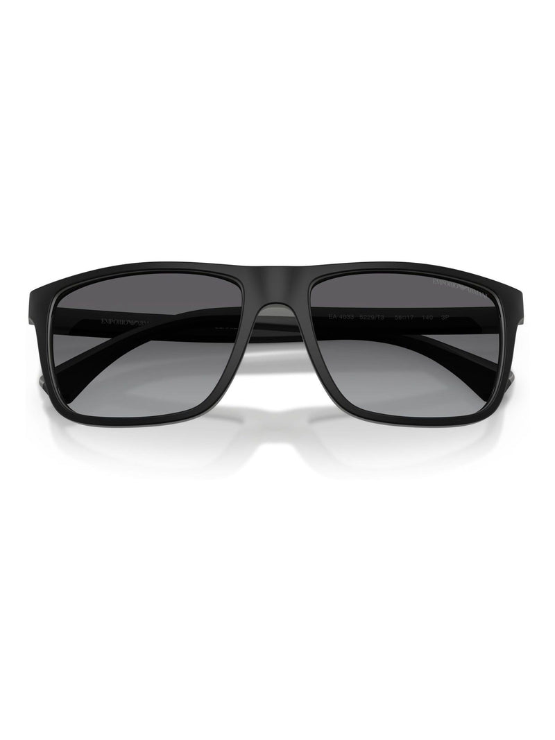 Emporio Armani black square sunglasses, UK version