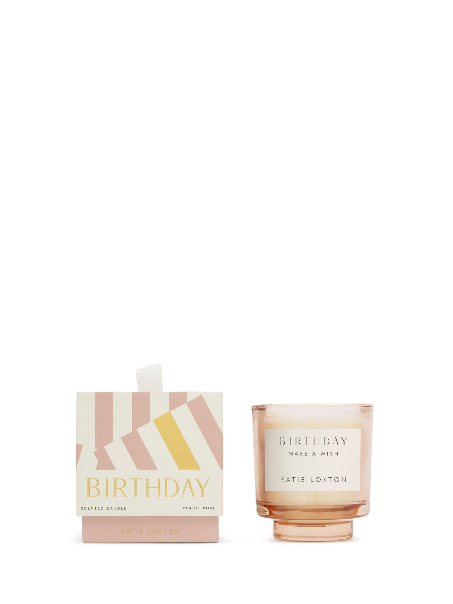 Katie Loxton Birthday Candle Peach Rose and Sweet Mandarin (British brand)