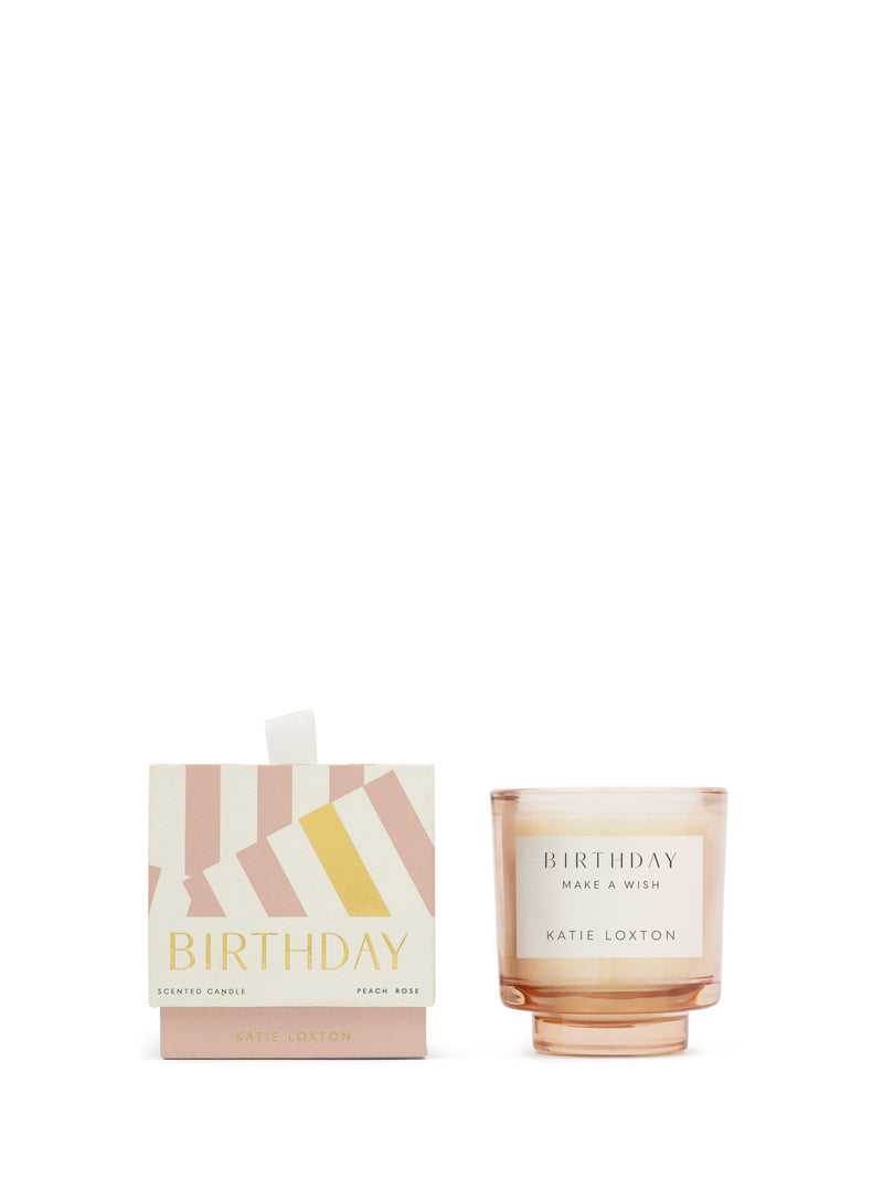 Katie Loxton Birthday Candle Peach Rose and Sweet Mandarin (British brand)