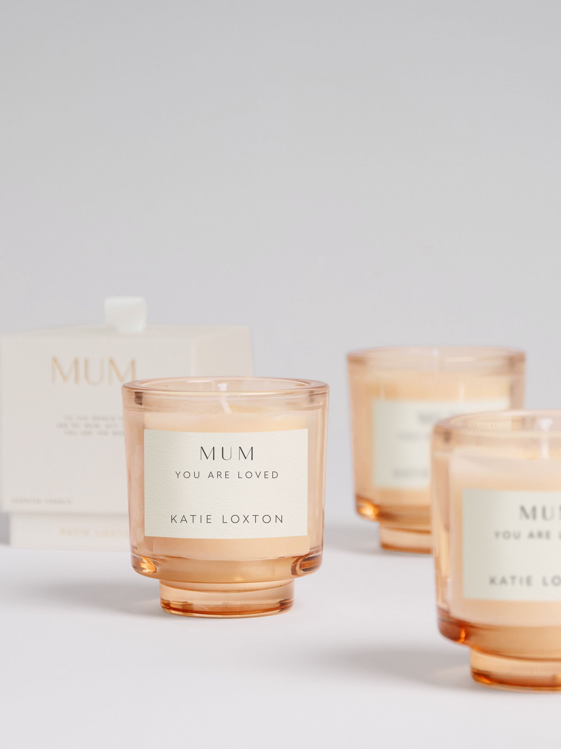 Katie Loxton Mum soy wax candle peach rose mandarin (British brand)