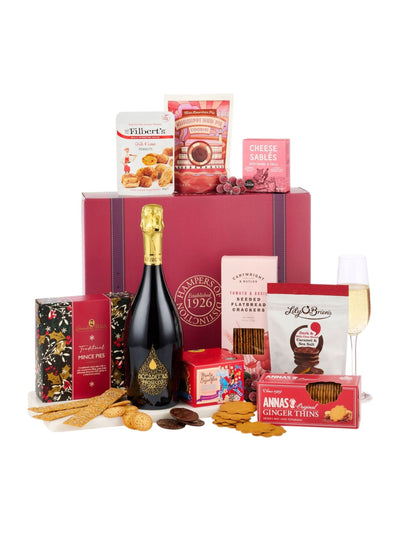 Spicers of Hythe Red The Sleeves Prosecco Gift Hamper Mixed Selection