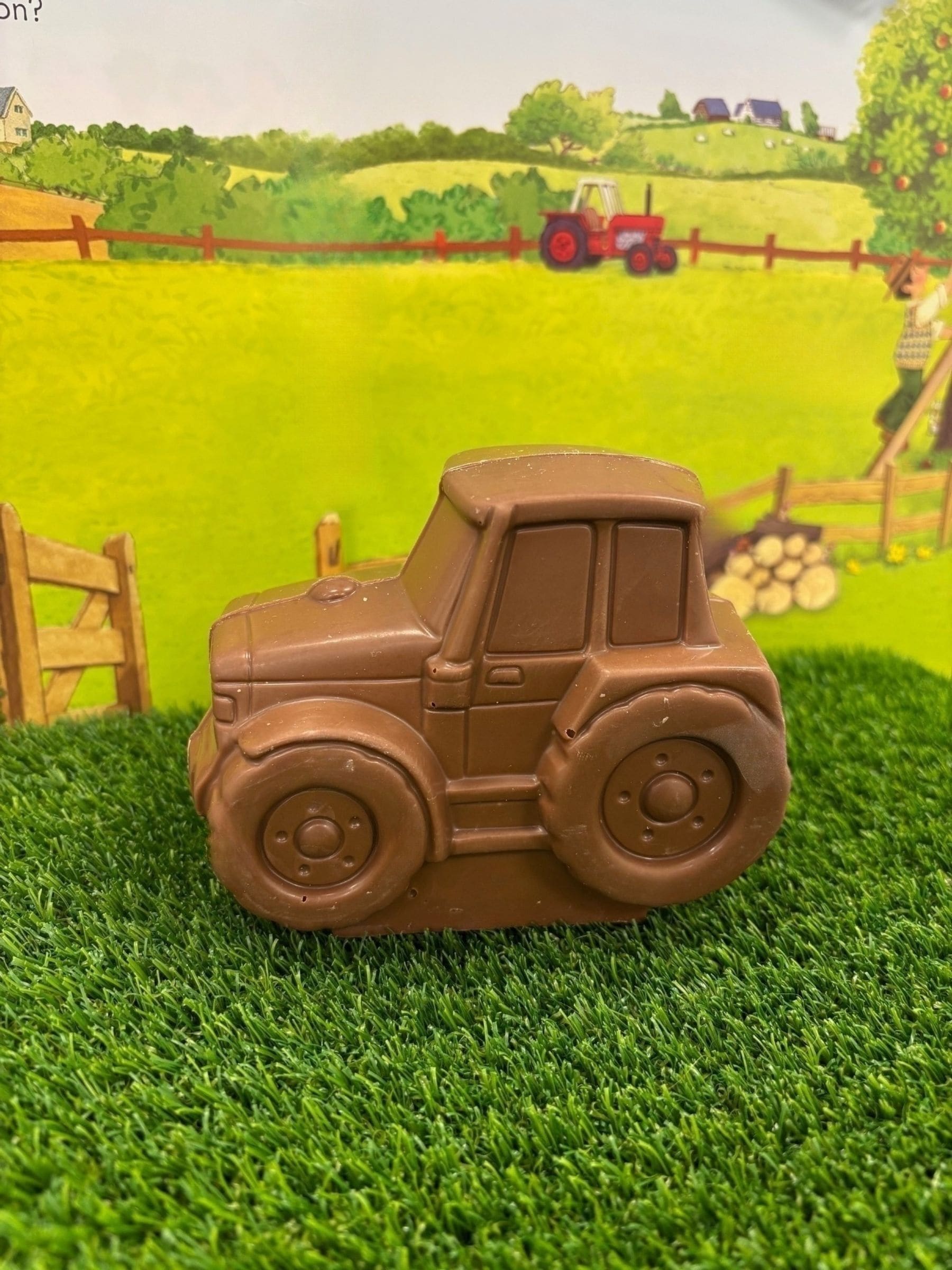 The Gourmet Chocolate Pizza Co Milk Chocolate Tractor Gift