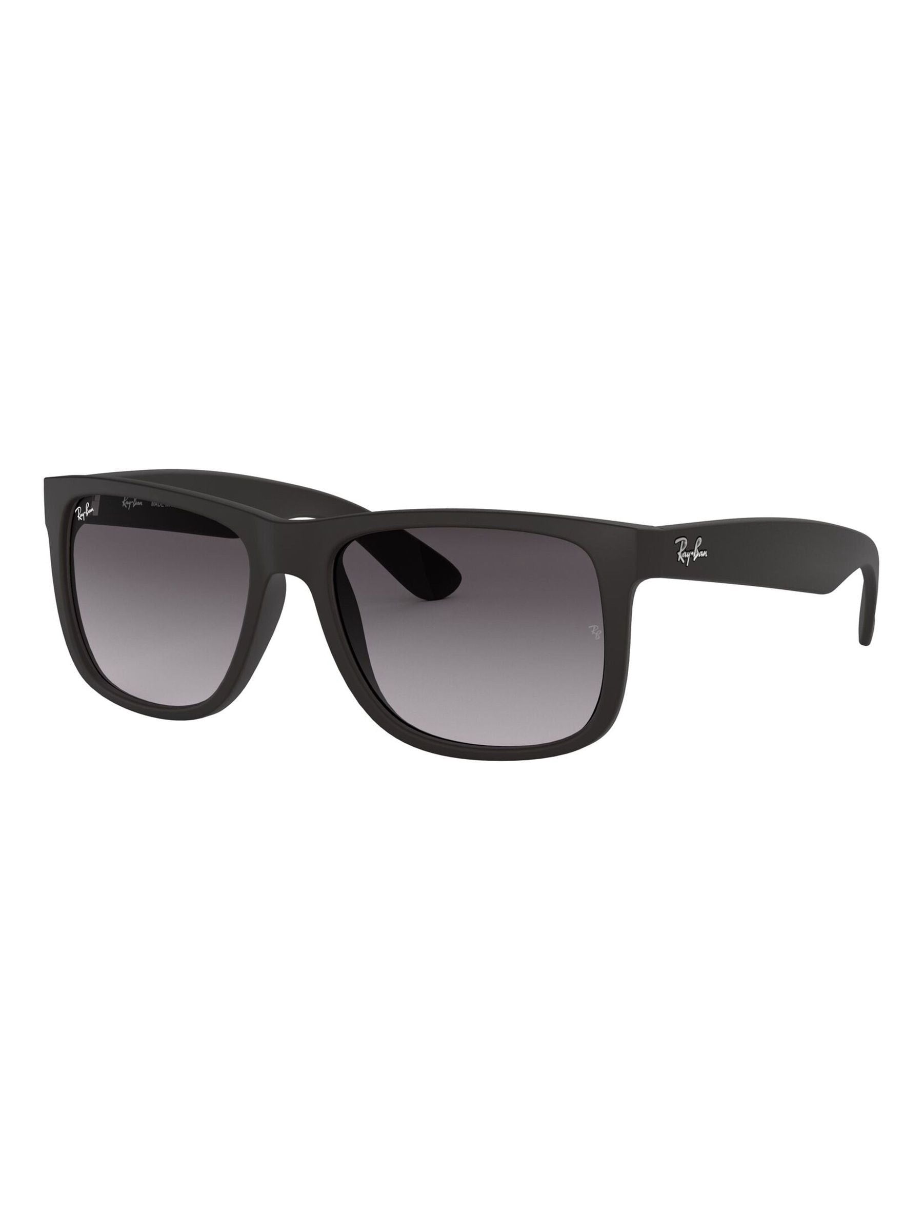 Ray-Ban Black Justin Square sunglasses, imported from the UK