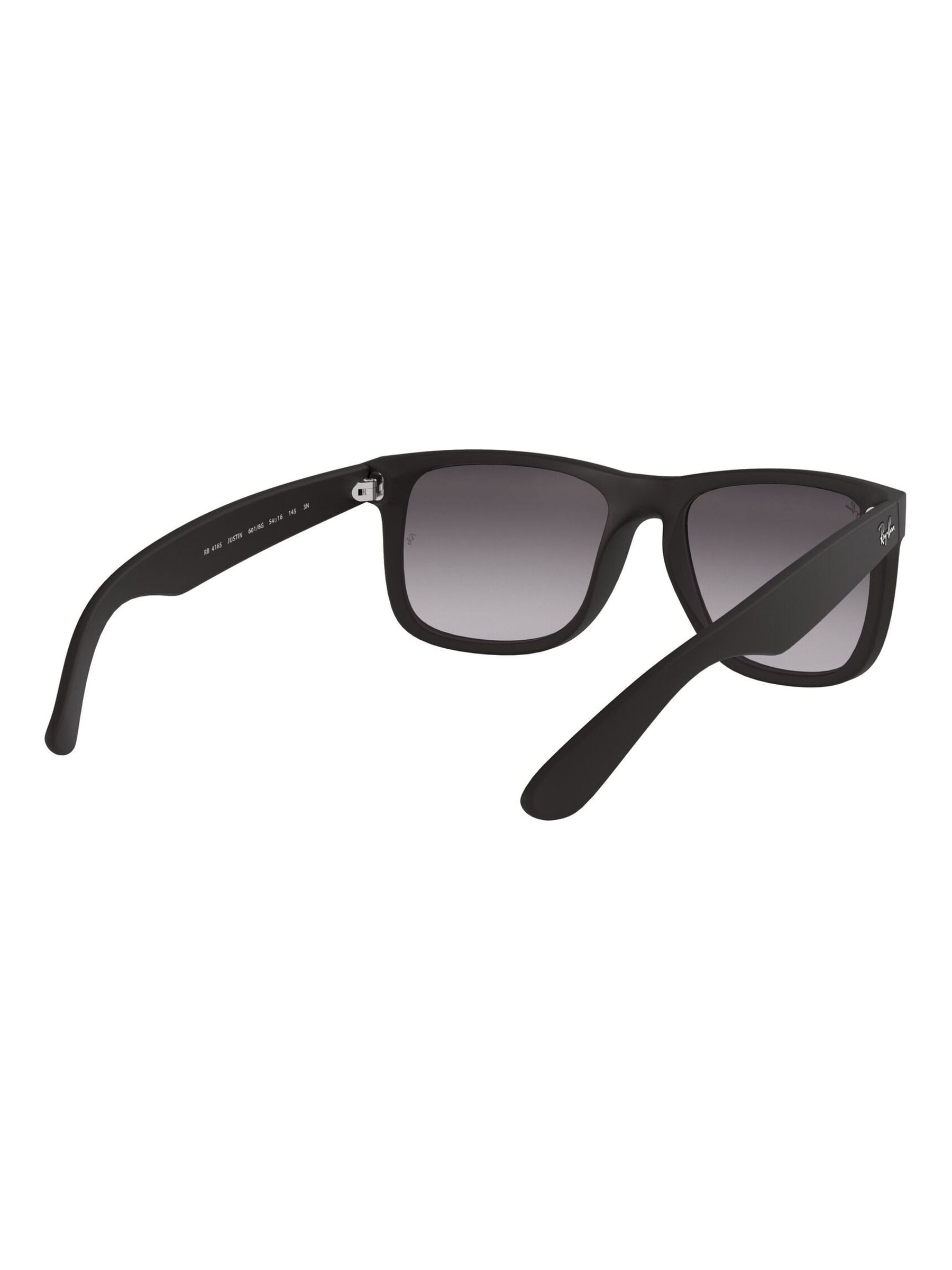 Ray-Ban Black Justin Square sunglasses, imported from the UK