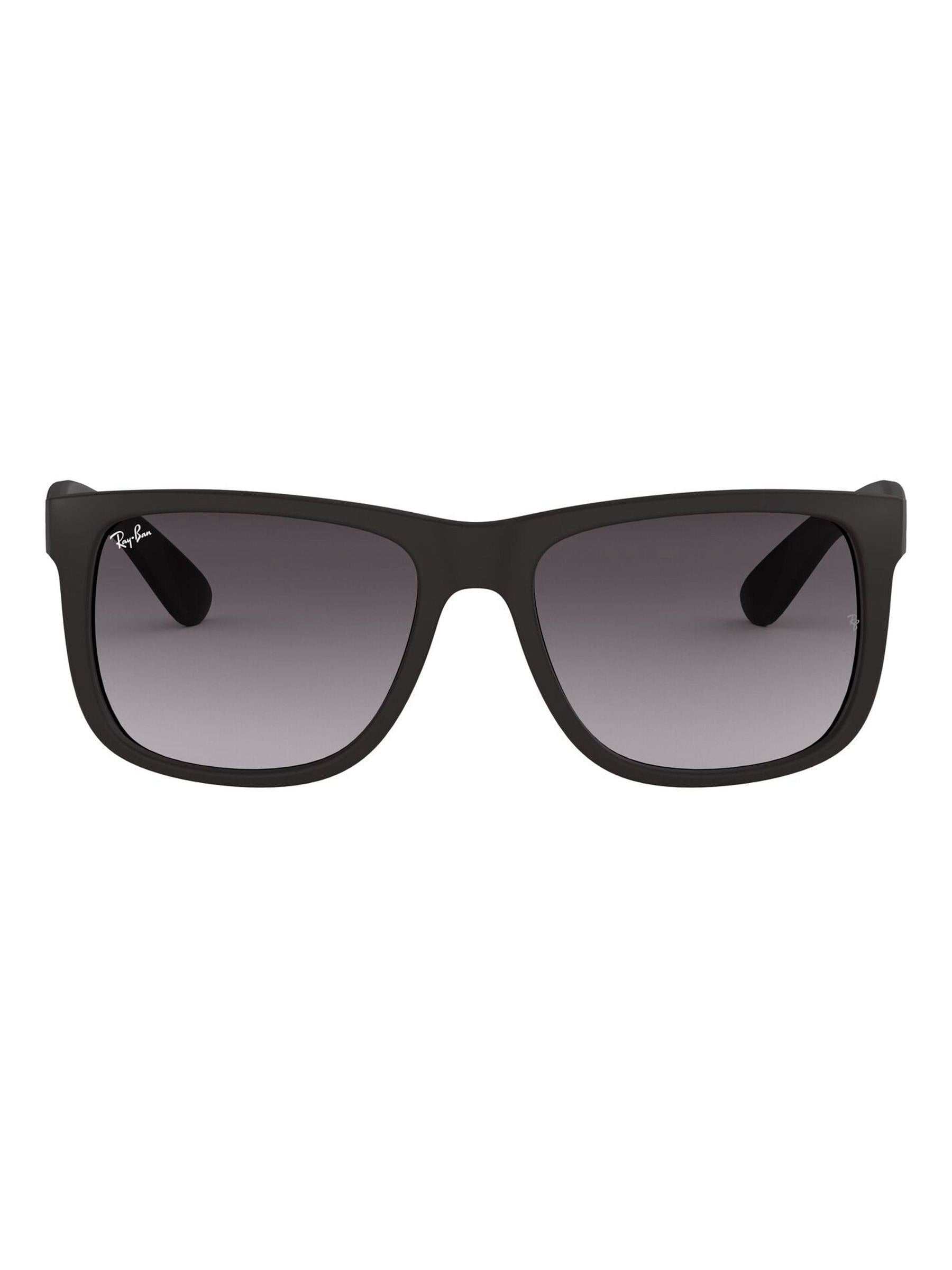 Ray-Ban Black Justin Square sunglasses, imported from the UK