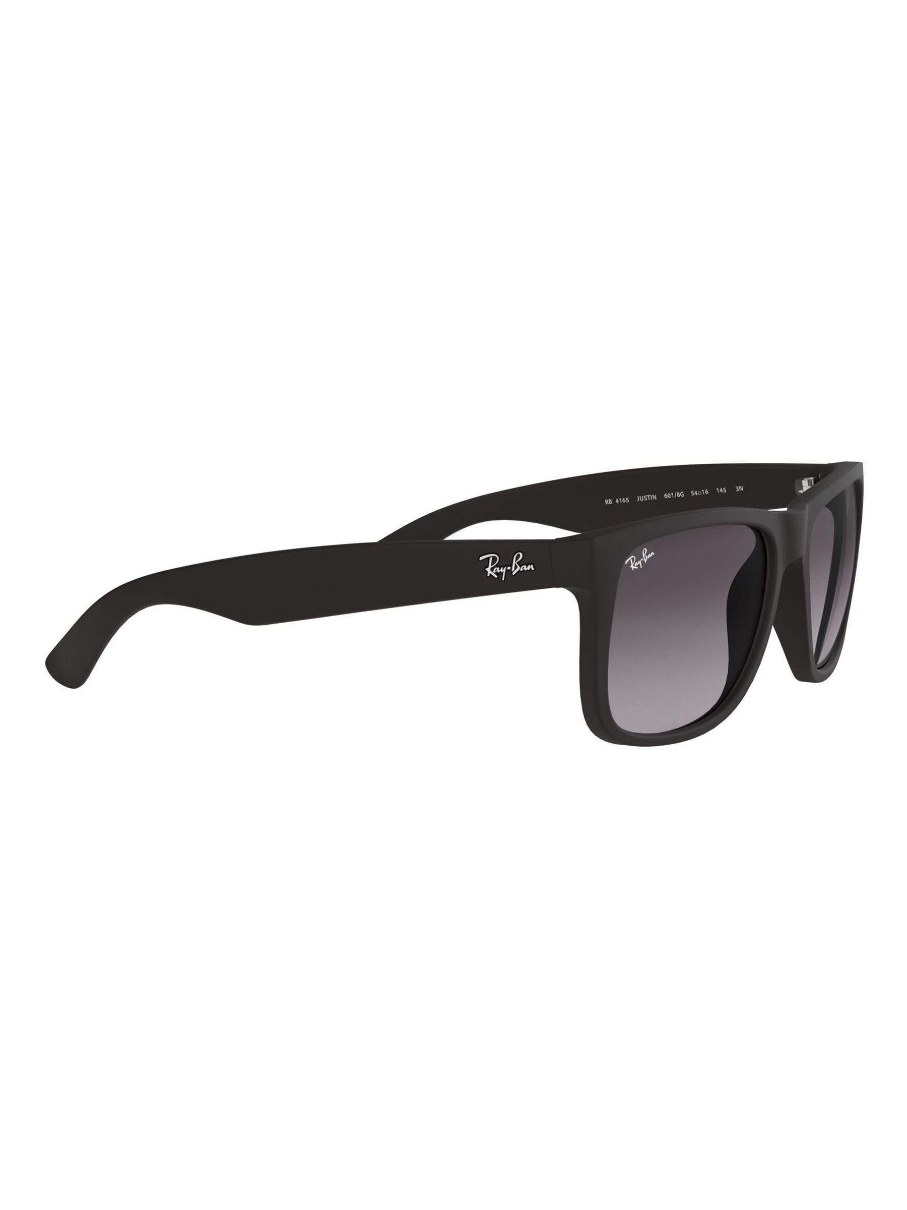 Ray-Ban Black Justin Square sunglasses, imported from the UK