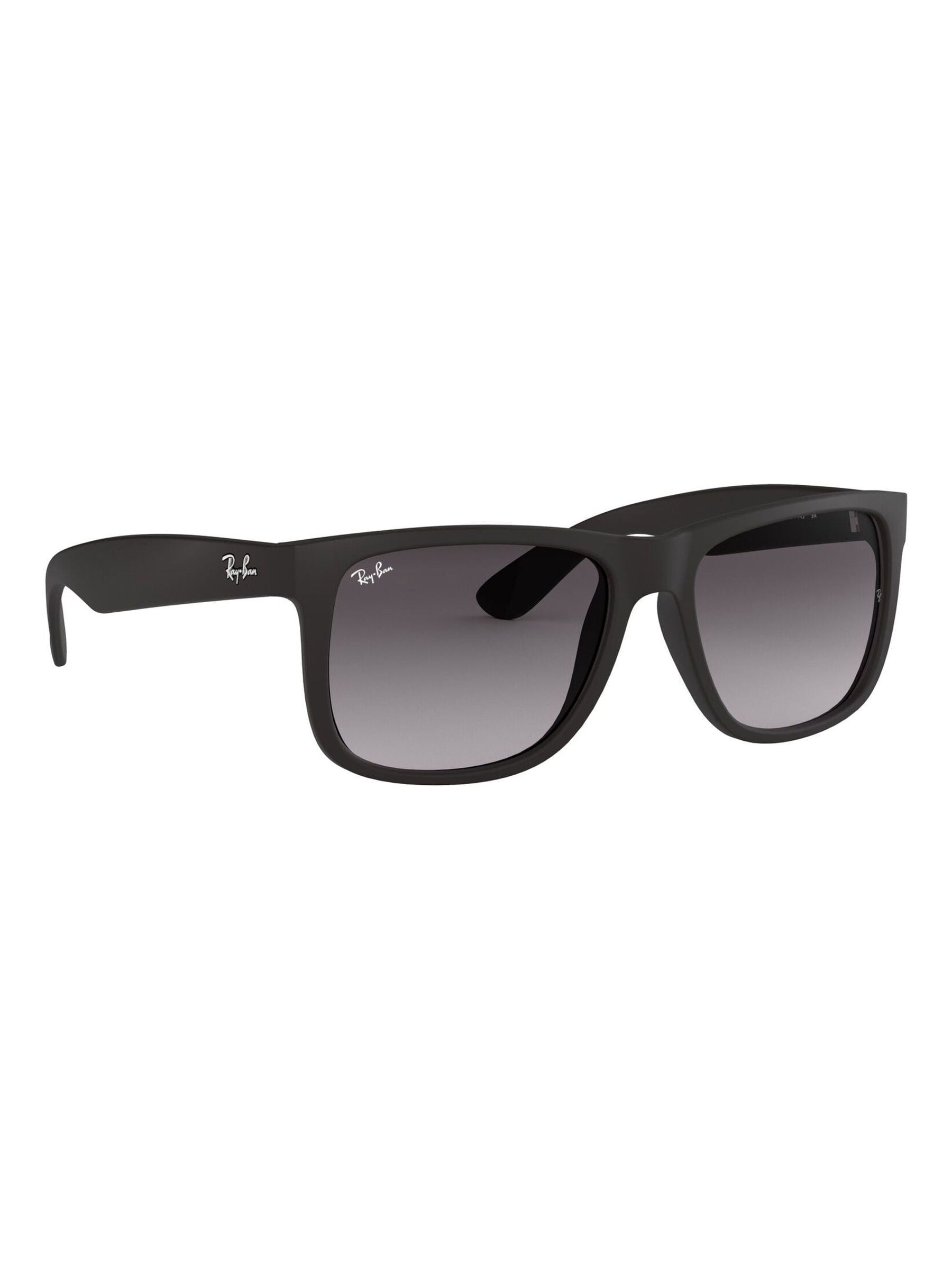 Ray-Ban Black Justin Square sunglasses, imported from the UK