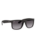 Ray-Ban Black Justin Square sunglasses, imported from the UK