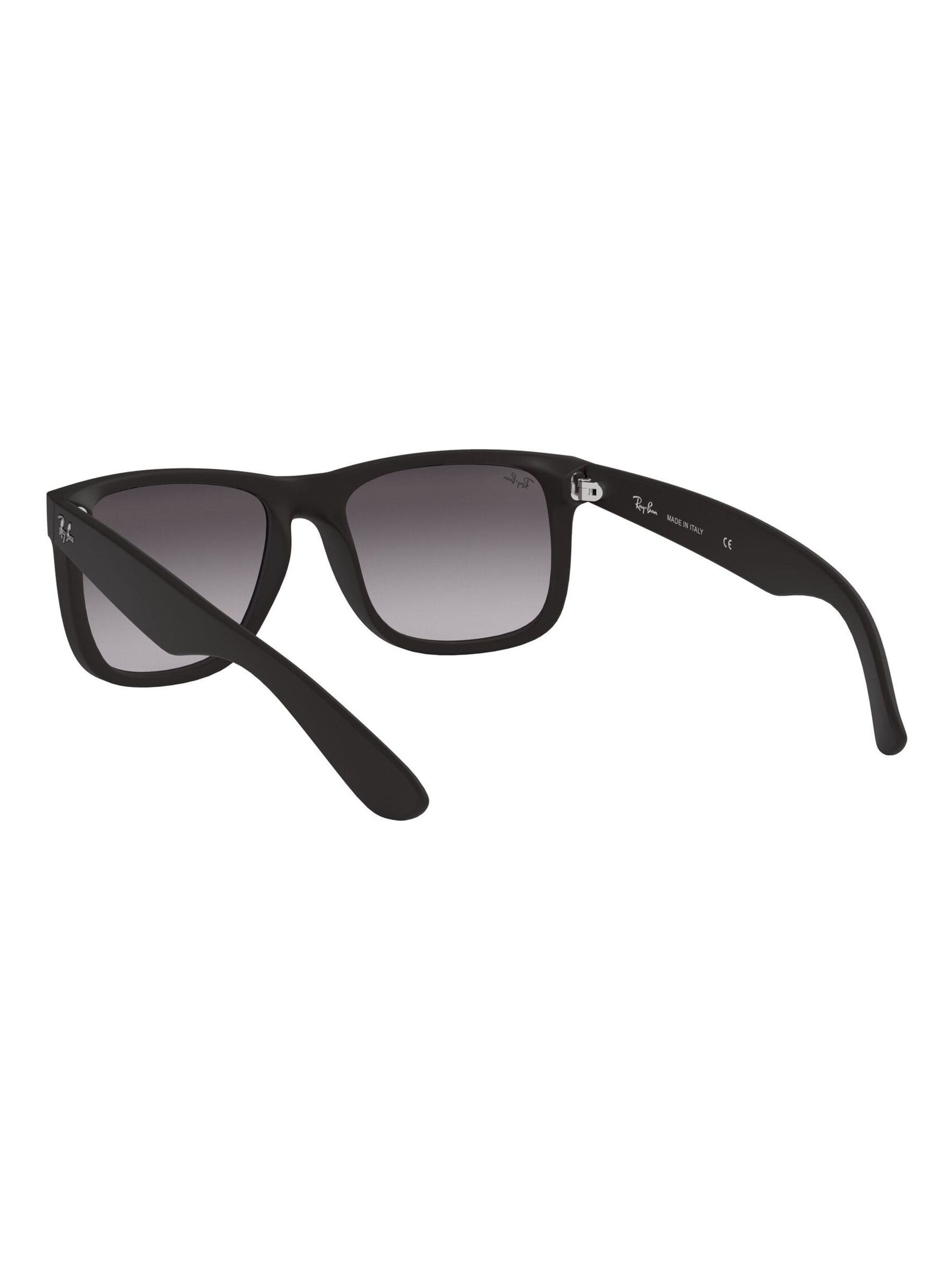 Ray-Ban Black Justin Square sunglasses, imported from the UK
