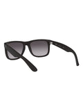 Ray-Ban Black Justin Square sunglasses, imported from the UK