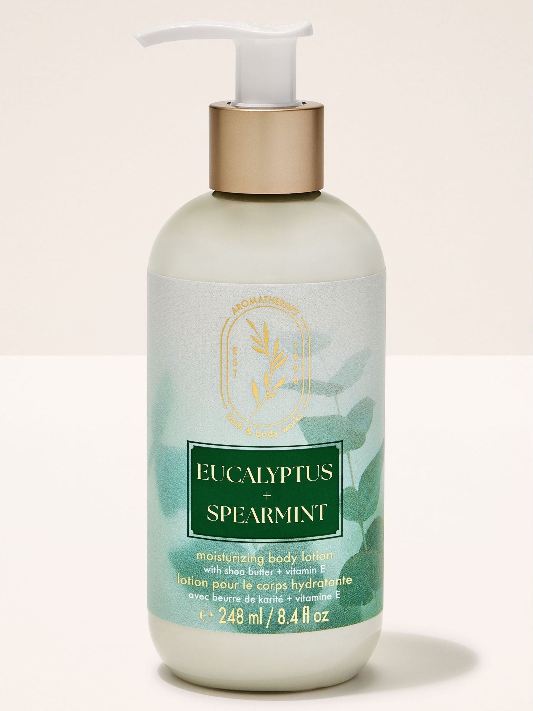 Bath & Body Works eucalyptus spearmint body lotion 236ml (British brand)