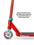 Micro Scooters Chilli Jumpstart stunt scooter Red/Teal - British product