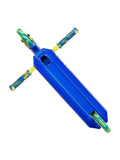 Micro Scooters blue yellow Jumpstart stunt scooter - British product