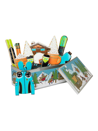 Biscuiteers hånd-glasert Apres Ski Luxe-boks