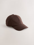 Chocolate Brown Linen Blend Cap