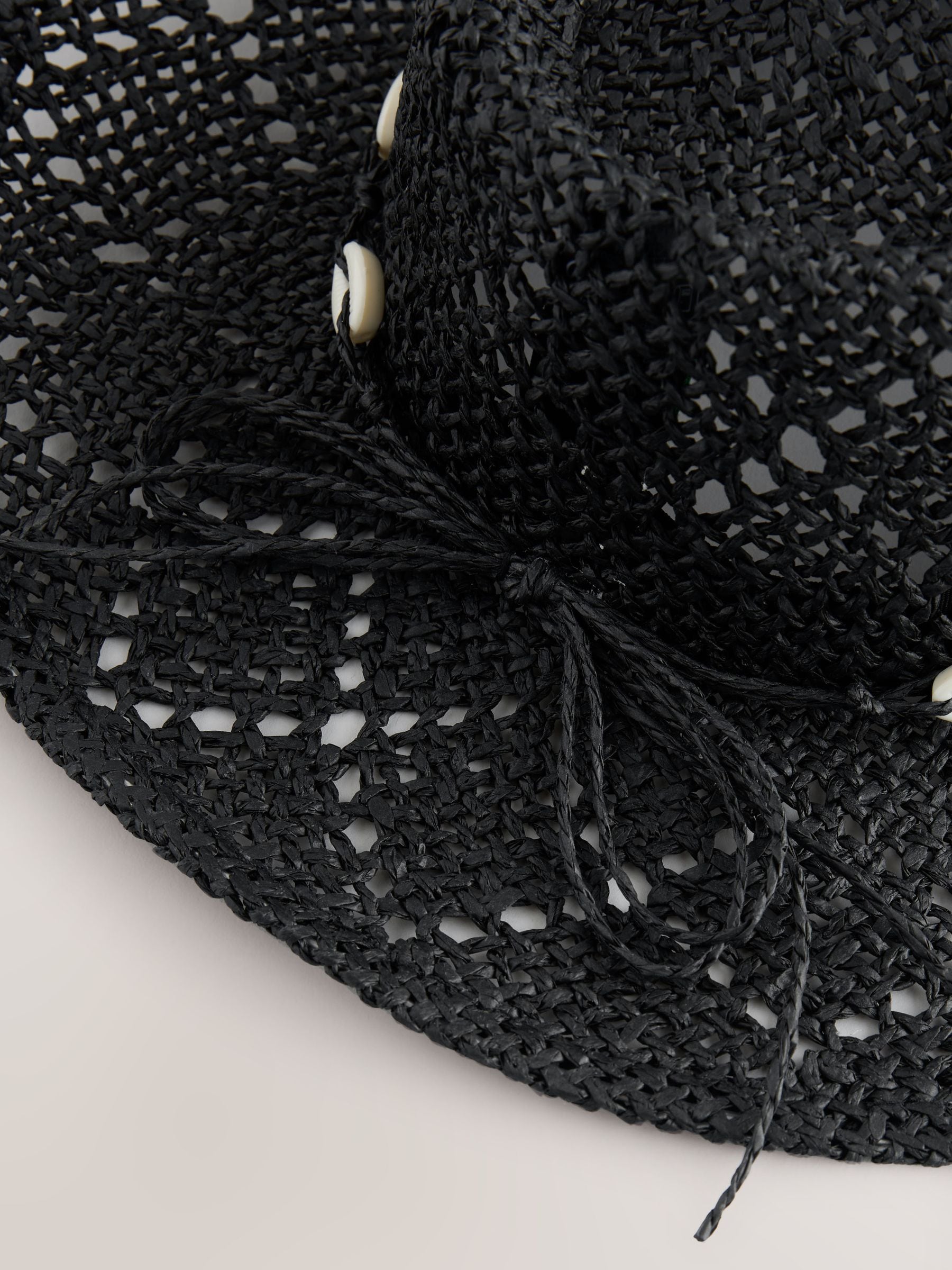 Black western straw hat, imported from the UK