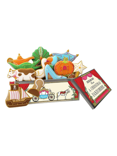 Next Biscuiteers Hand-Iced Christmas Pantomine Luxe Tin- Buy online at McGrocer