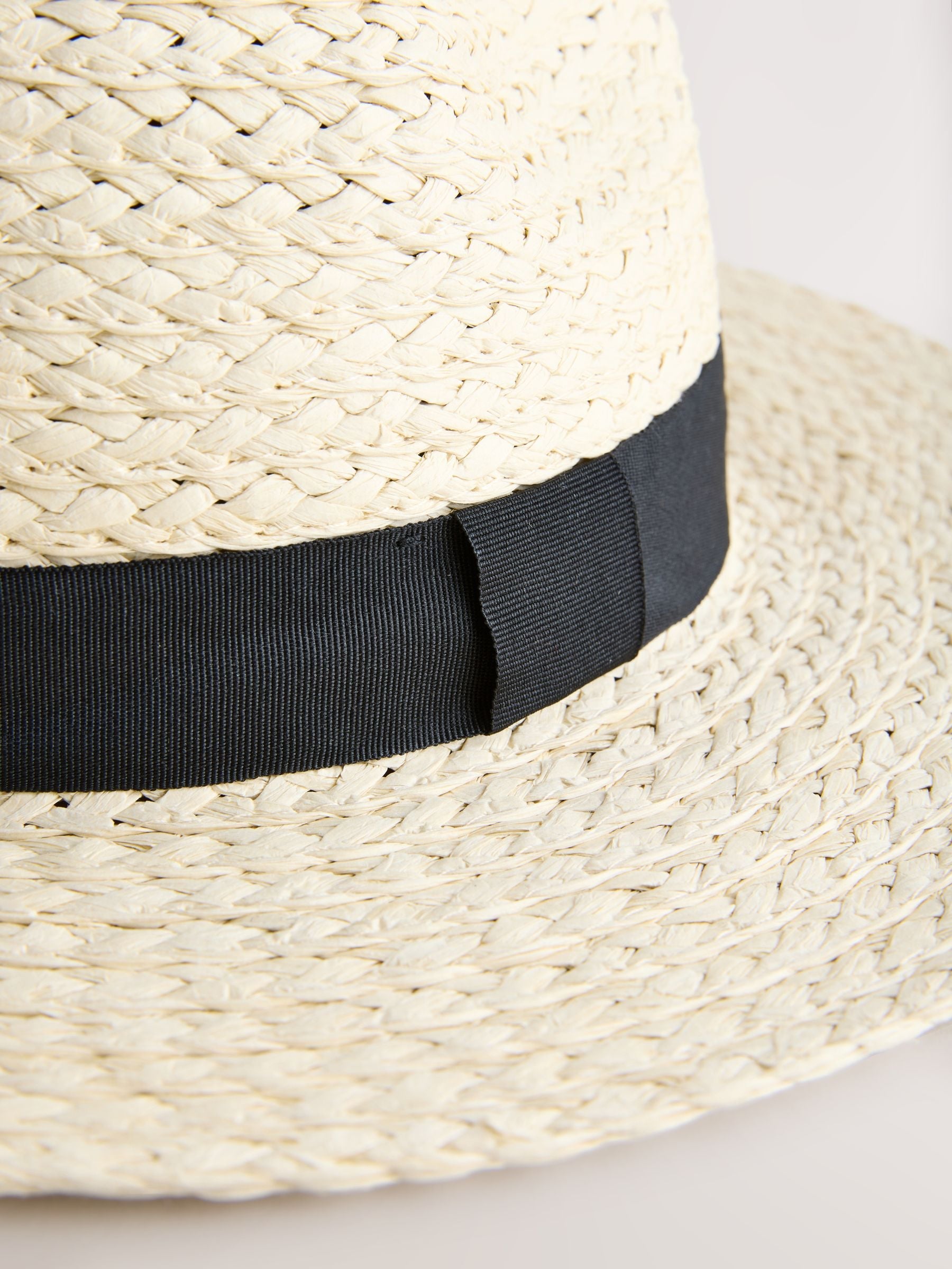 Natural Panama hat made from paper, imported from the UK