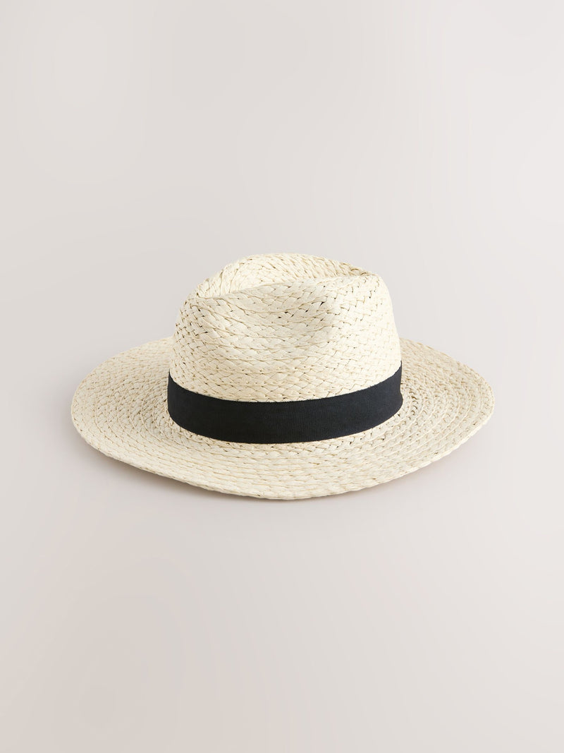 Natural Panama hat made from paper, imported from the UK