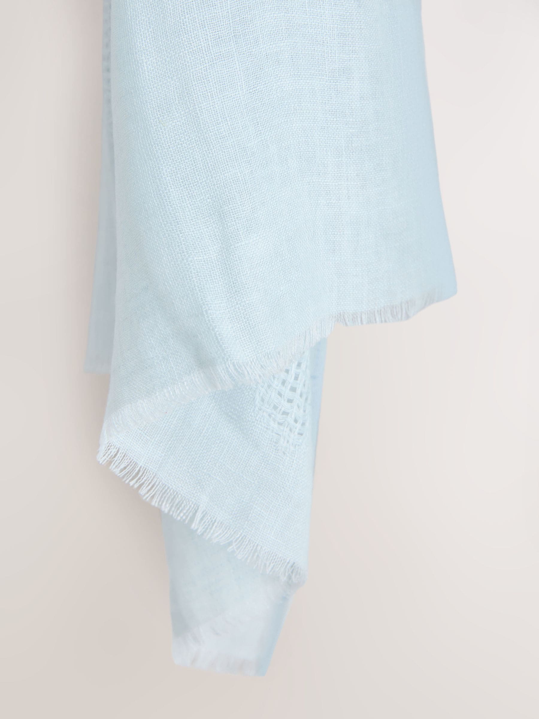 Blue 100% linen multiway scarf sarong, UK version