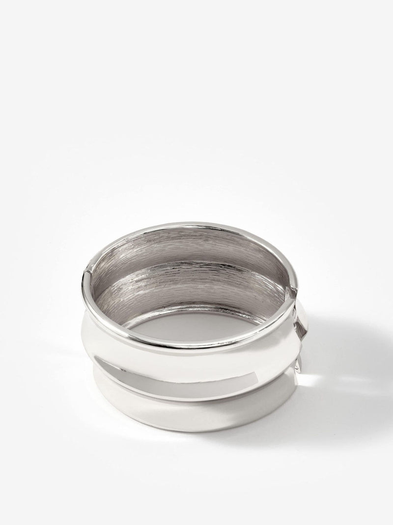 Mint Velvet silver-tone statement cuff bracelet, imported from the UK