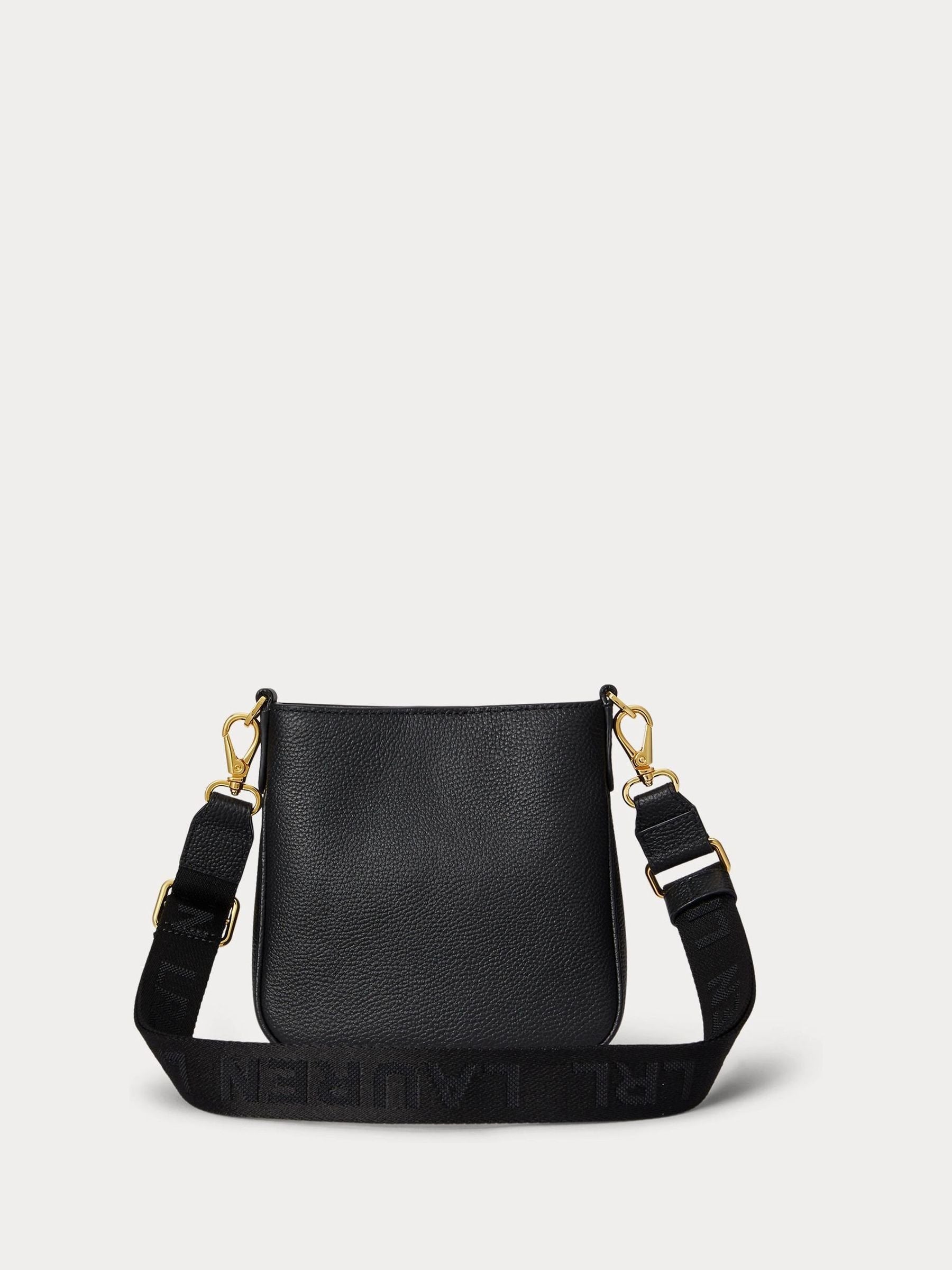Lauren Ralph Lauren black crossbody bag, UK version