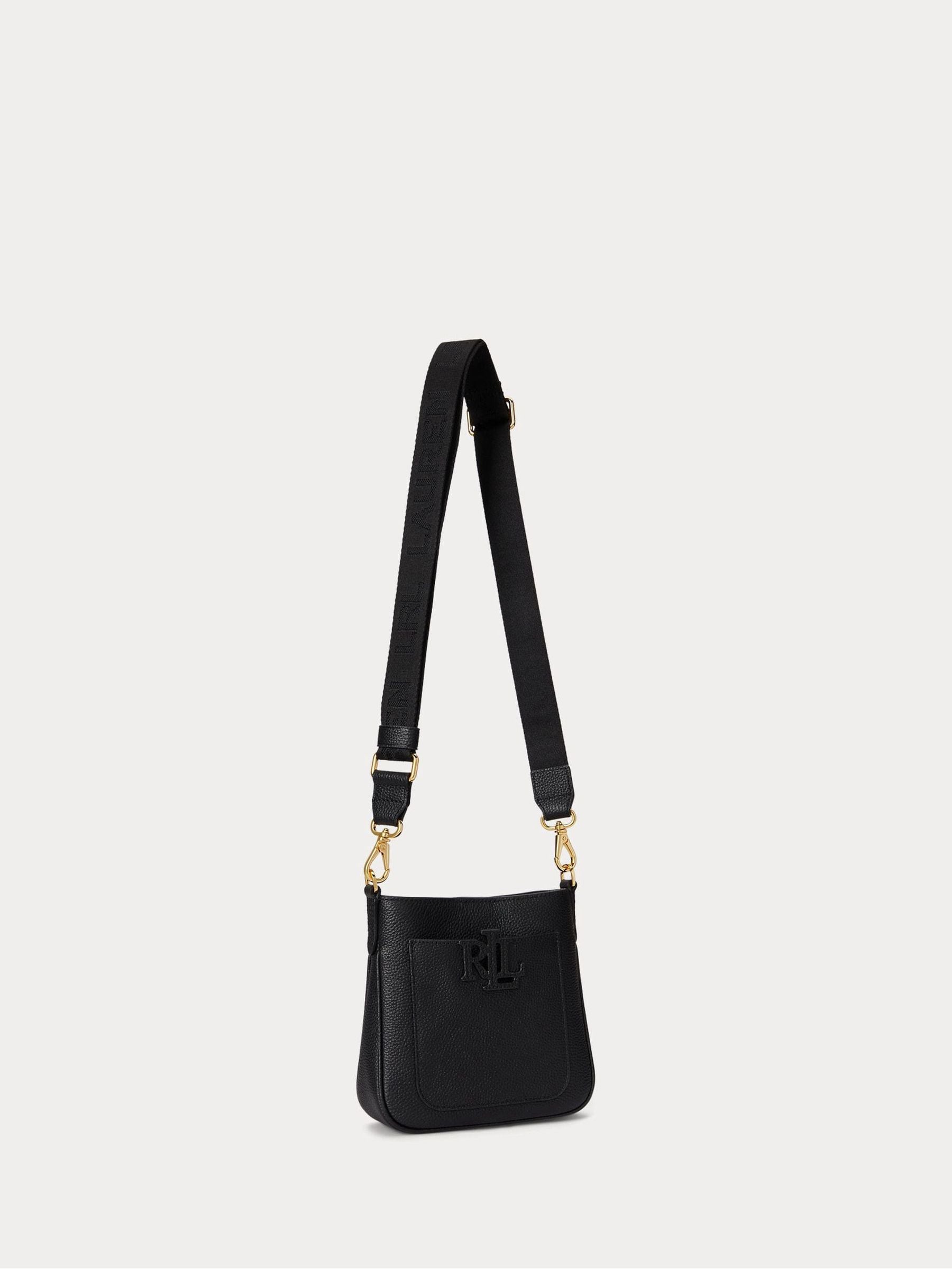 Lauren Ralph Lauren black crossbody bag, UK version