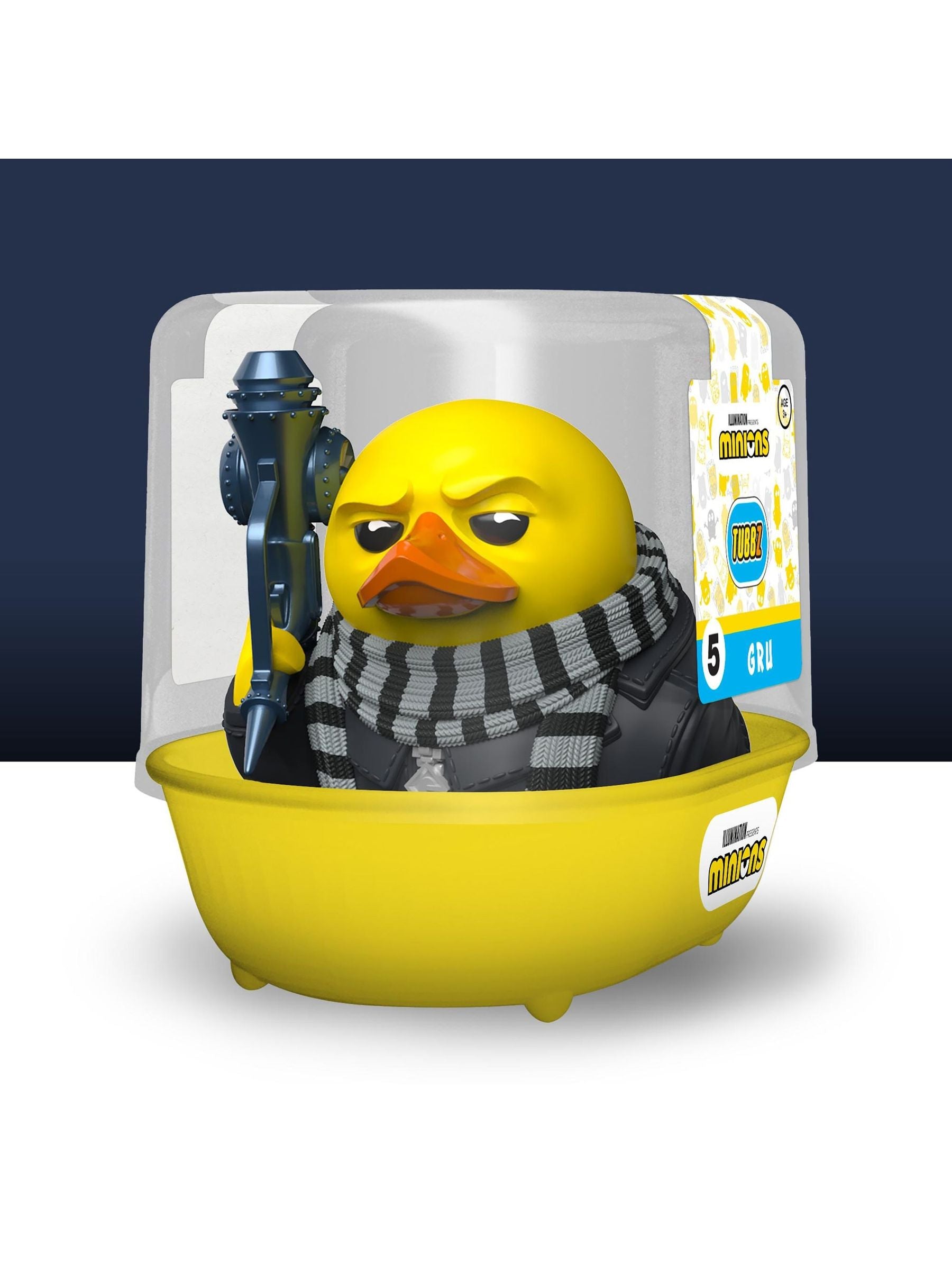Tubbz Minions Gru rubber duck collectible 1st Edition (British brand)