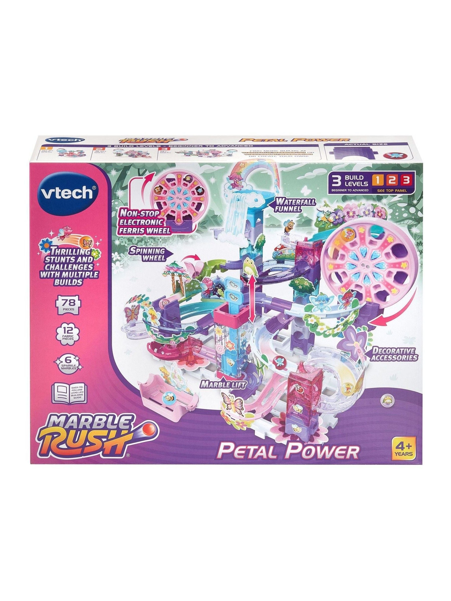 VTech Marble Rush Petal Power 96 piece set, imported from the UK