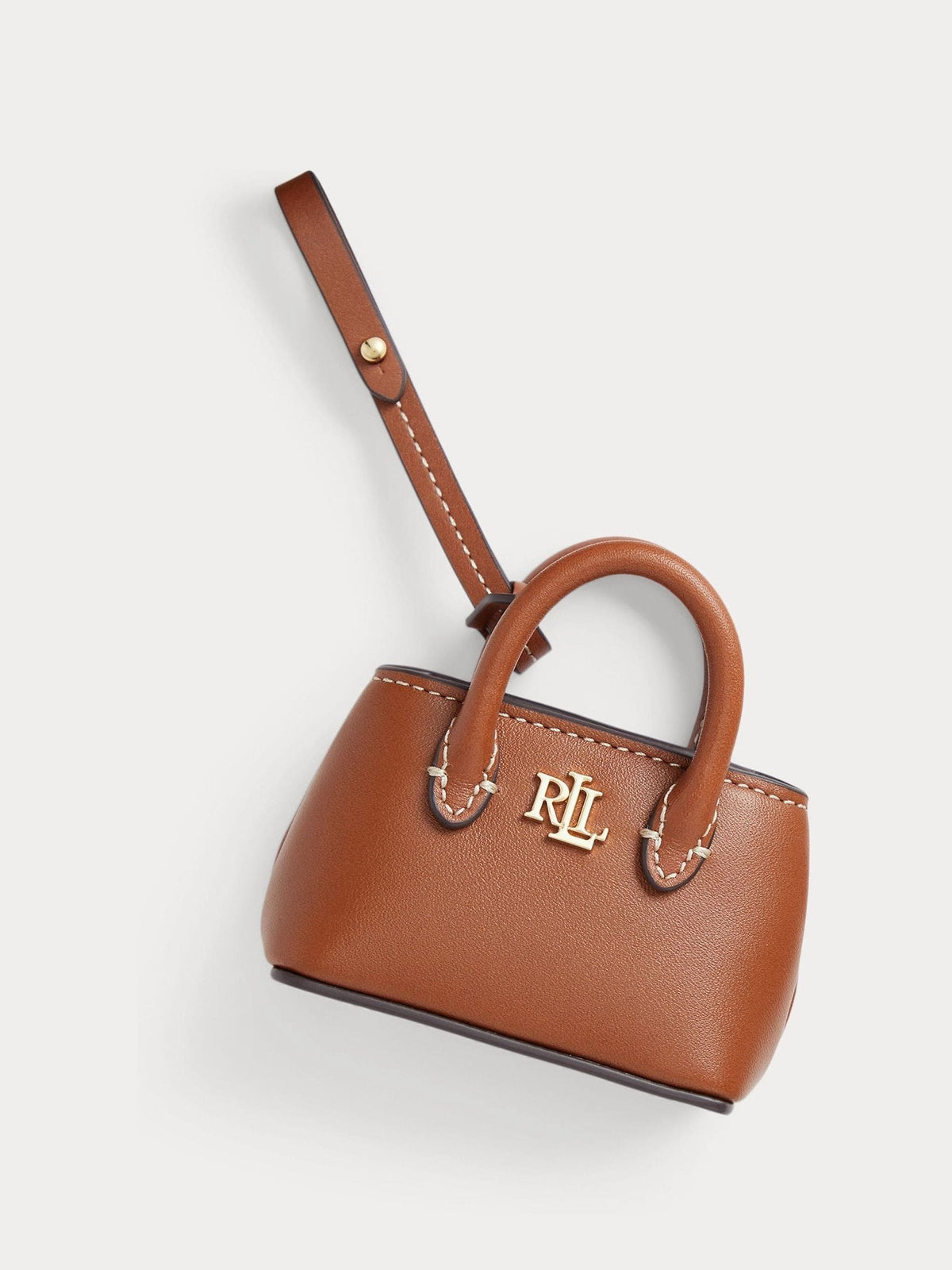 Lauren Ralph Lauren Red Marcy Mini Bag Keychain