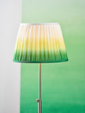 Designers Guild Emerald Savoie pleated shade in ombre green, imported from the UK