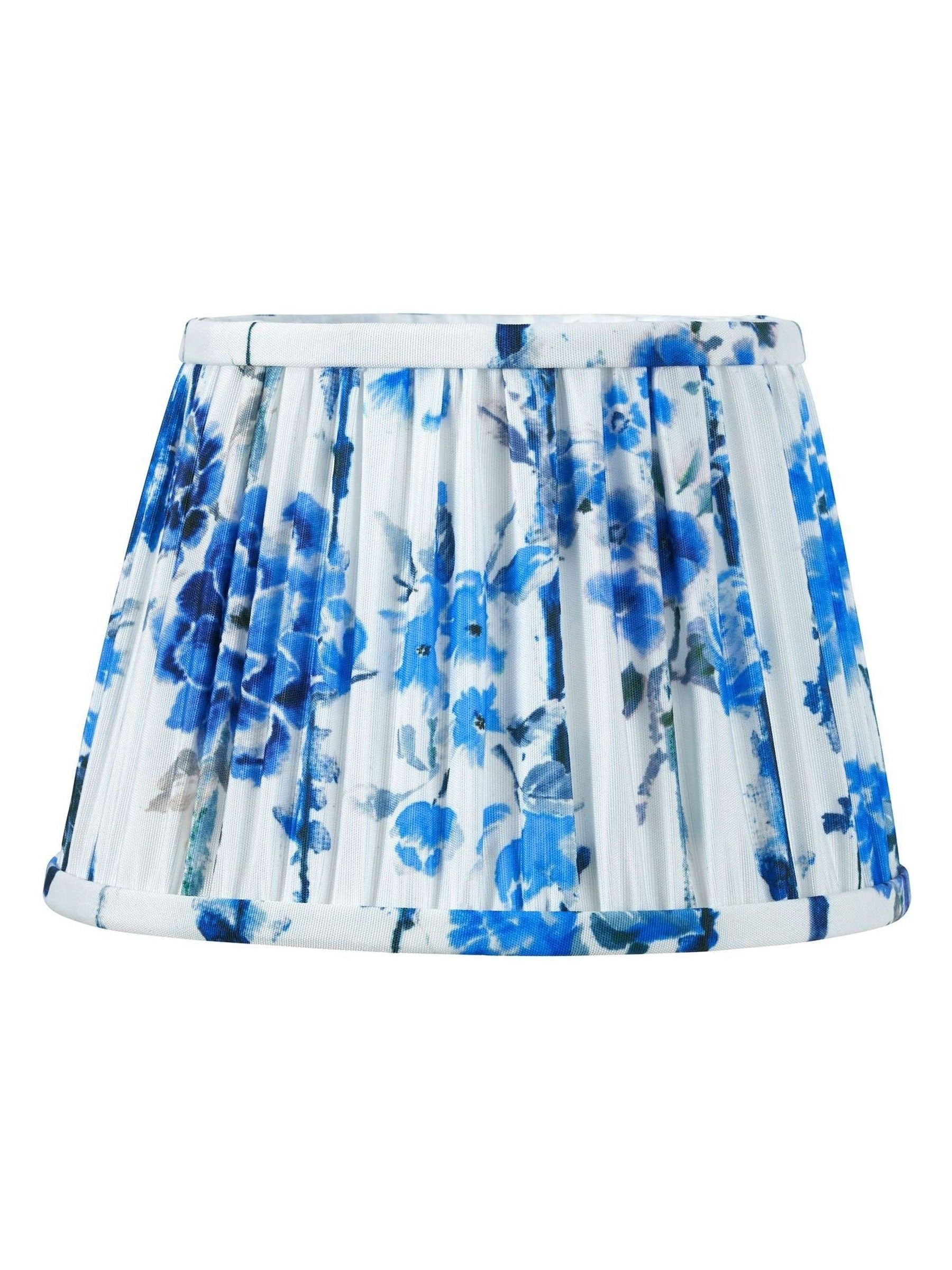 Designers Guild lampshade Cobalt Kyoto Flower 10 inch, imported from the UK