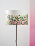 Designers Guild Fuchsia Ikebana drum shade, imported from the UK