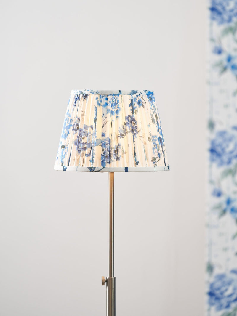 Designers Guild Kyoto flower pleated lamp shade 12 inch, imported from the UK