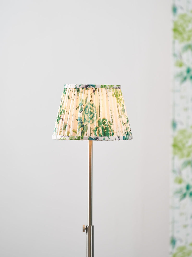 Designers Guild lamp shade Kyoto Flower emerald green, imported from the UK