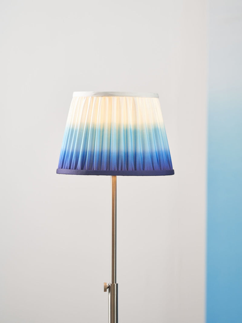 Designers Guild Cobalt Savoie pleated shade 30cm - British product