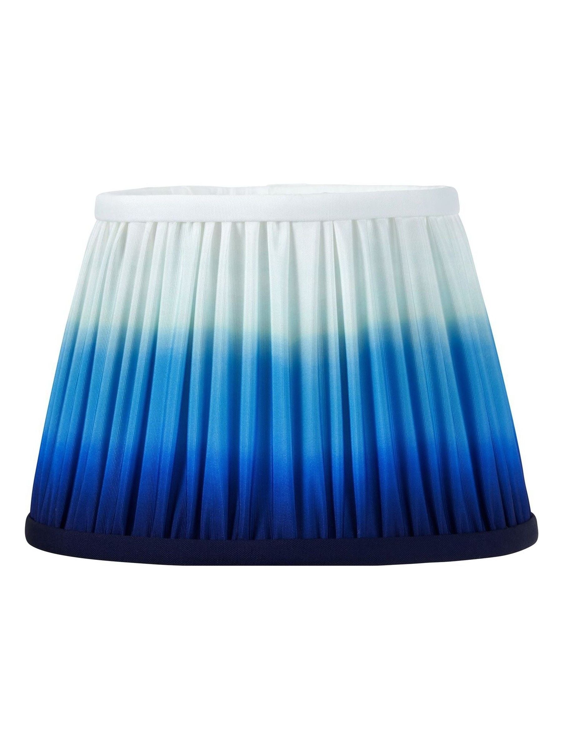 Designers Guild Cobalt Savoie pleated shade 30cm - British product